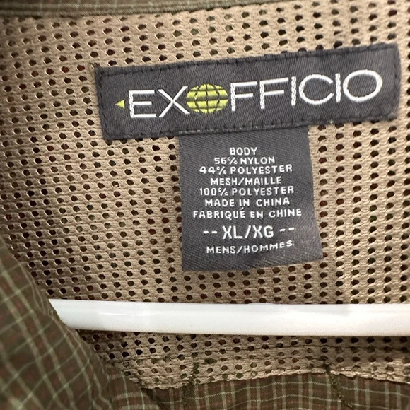 🌲 Rugged Exofficio Mens Earth Tones - Snap Closures.‎ Shirt XL 🌲 - Picture 9 of 13